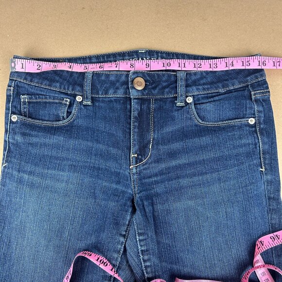 American Eagle Skinny Stretch Jeans Womens 10 Short Blue Cotton Spandex - Picture 4 of 8